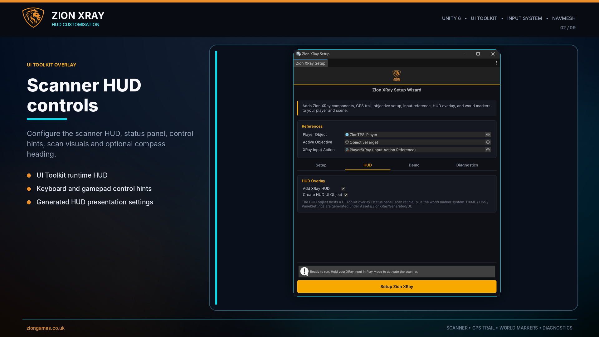 Zion XRay HUD customisation settings